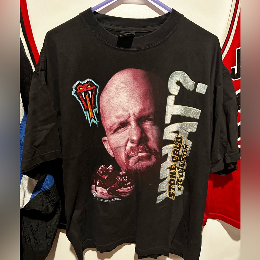 Vintage WWF stone cold shirt